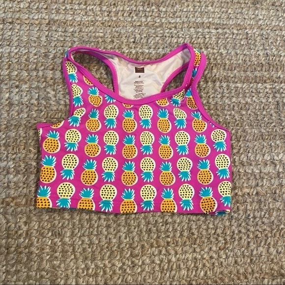 Tea collection Tropical Pineapples racerback tankini top 8 - Picture 2 of 6